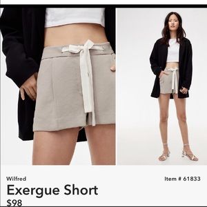 Aritzia Wilfred Shorts